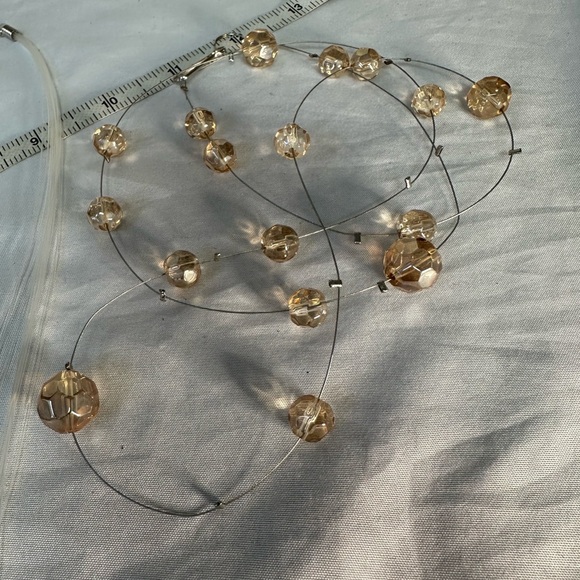 Infinity style necklace and earrings set with extra - Picture 8 of 9